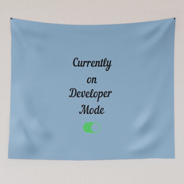 Item preview, Developer Mode On designed and sold by Tshirtpedia.