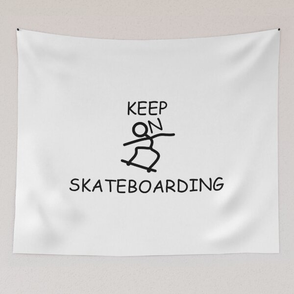 Item preview, KEEP ON SKATEBOARDING designed and sold by DomGDesign.