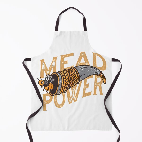 Item preview, Mead Power Met honey wine drinking horn with bee designed and sold by Midgardr.