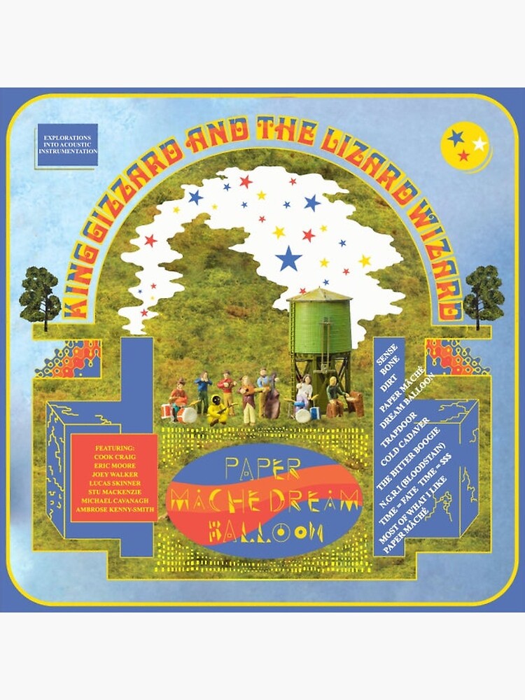 "Paper Mache Dream Balloon x Flying Microtonal Banana" Poster for Sale