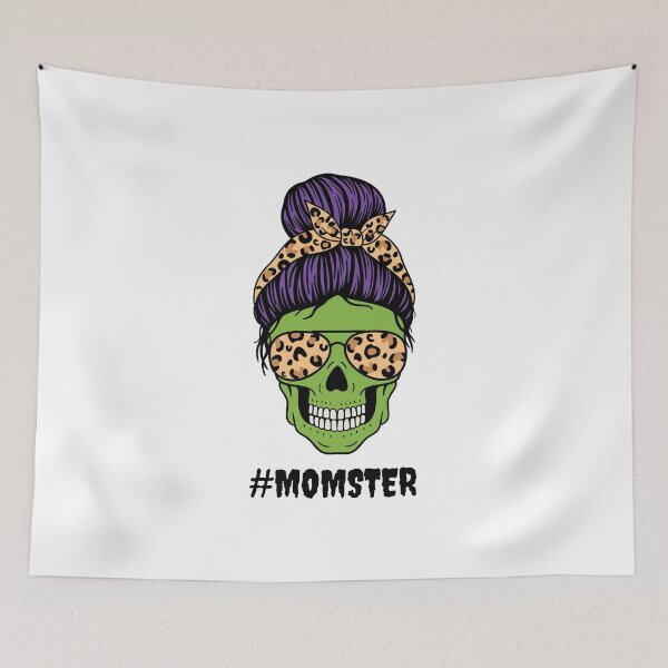 Item preview, Halloween Mom Skull, Momster, Mom Of Monsters, Halloween, Momlife Skull designed and sold by IrinaOstapenko.