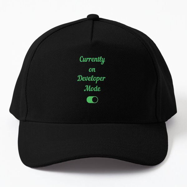 Developer Mode On - Green Baseball Cap