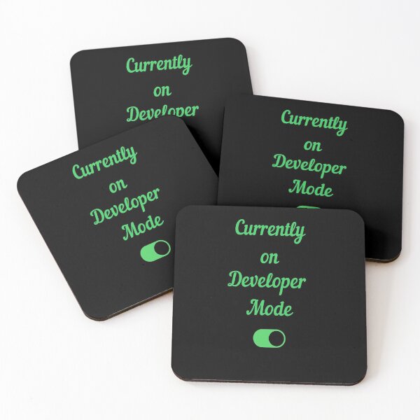 Item preview, Developer Mode On - Green designed and sold by Tshirtpedia.