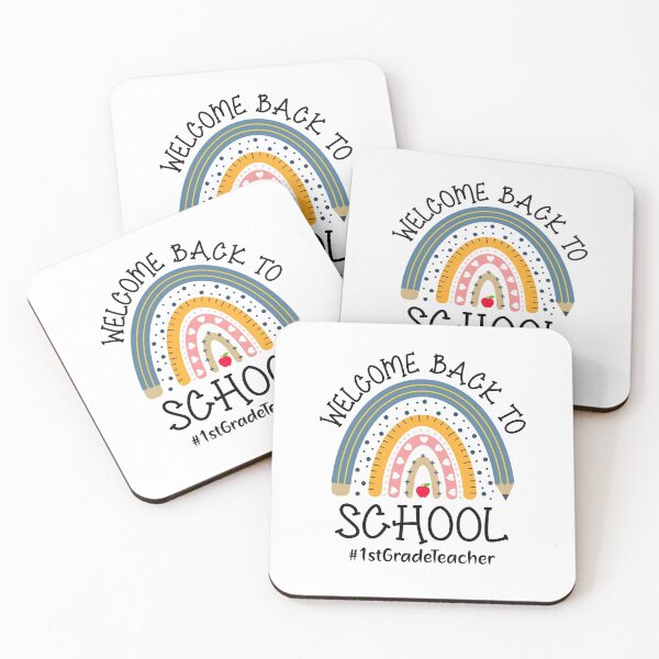 Item preview, Welcome Back to School 1st Grade Teacher Rainbow designed and sold by lonaarts8.
