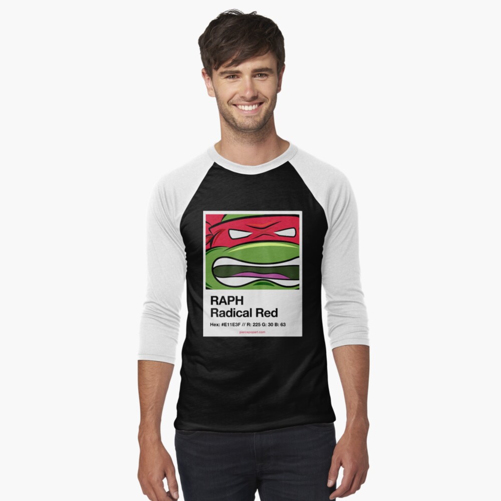 PiercePopArt Raphael Red - TMNT Long Sleeve T-Shirt