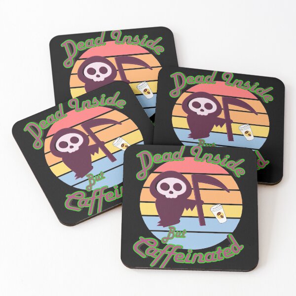 Item preview, Dead Inside But Caffeinated Grim designed and sold by toddbrooney.