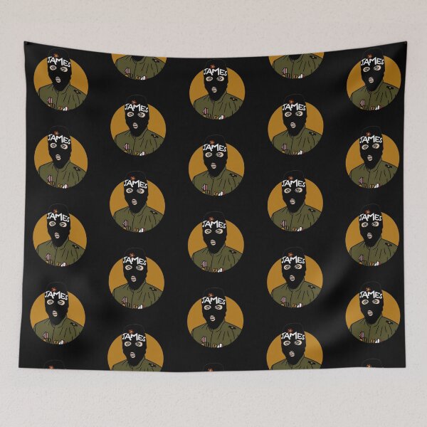 Item preview, Balaclava James(yellow ver./black background) designed and sold by kelleyt1.