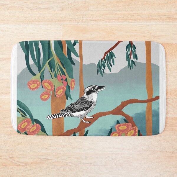 Item preview, Australian Kookaburra amongst gum tree designed and sold by Afifah Intanjudin.