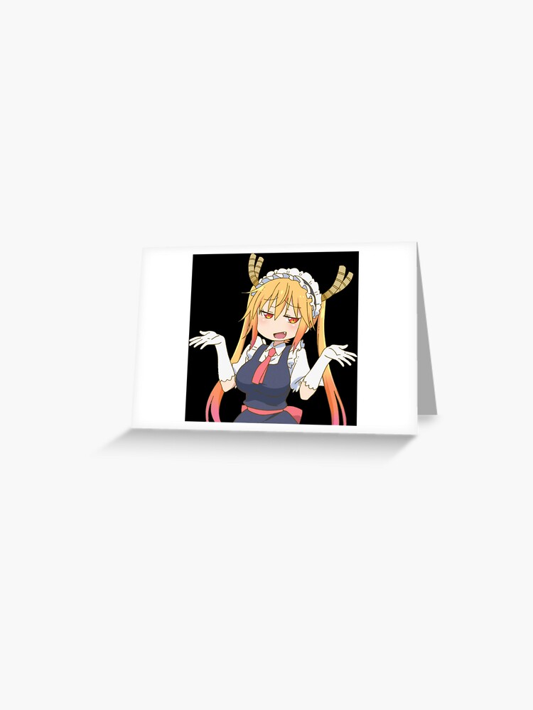 Dragon Maid Tohru Shrug" Greeting Card for Sale by GalacticWaifu | Redbubble
