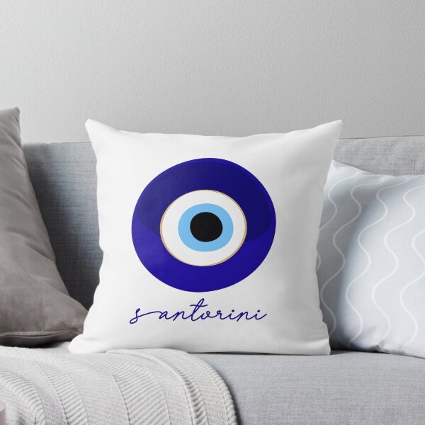 Item preview, SANTORINI - GREECE, mati edition blue white. designed and sold by angelisart.