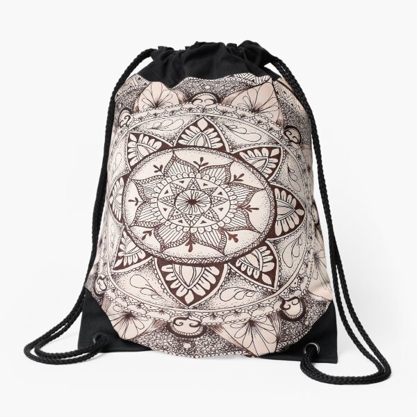 Mandala Drawstring Bag