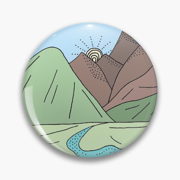 Item preview, River and Mountains designed and sold by ChloepArt.