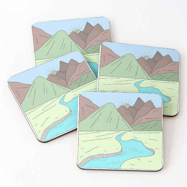 Item preview, River and Mountains designed and sold by ChloepArt.