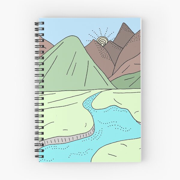 Item preview, River and Mountains designed and sold by ChloepArt.