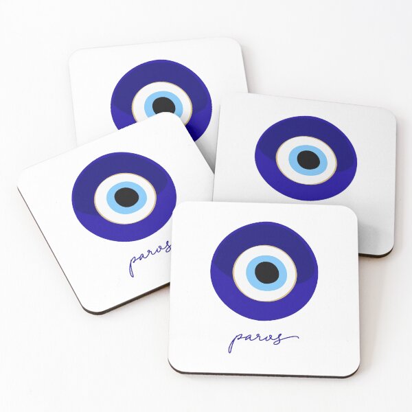 Item preview, PAROS - GREECE, mati edition blue white. designed and sold by angelisart.