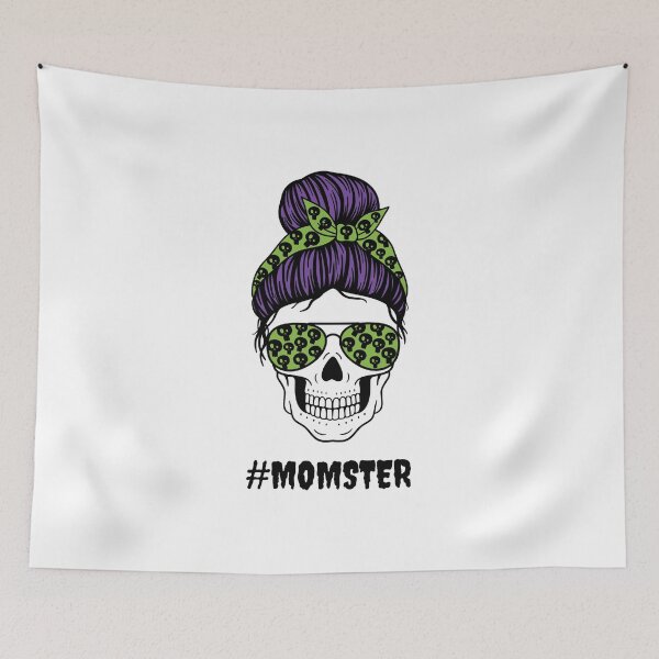 Item preview, Halloween Mom Skull, Momster, Mom Of Monsters, Halloween, Momlife Skull designed and sold by IrinaOstapenko.
