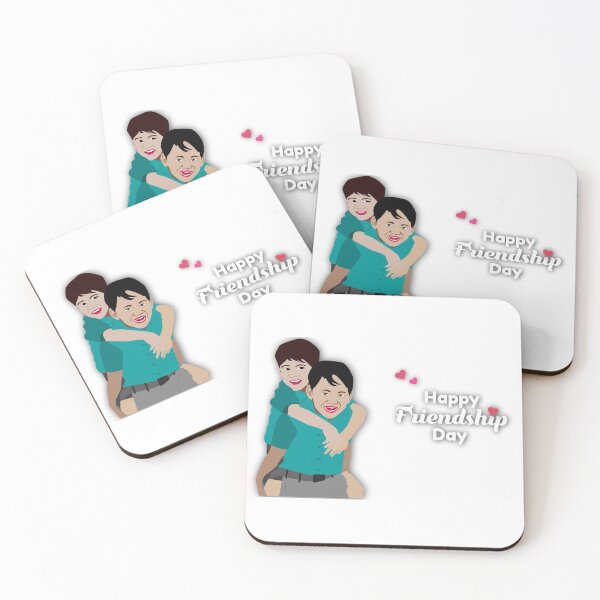 Item preview, Happy friends enjoying Friendship Day. designed and sold by deeplaxman.