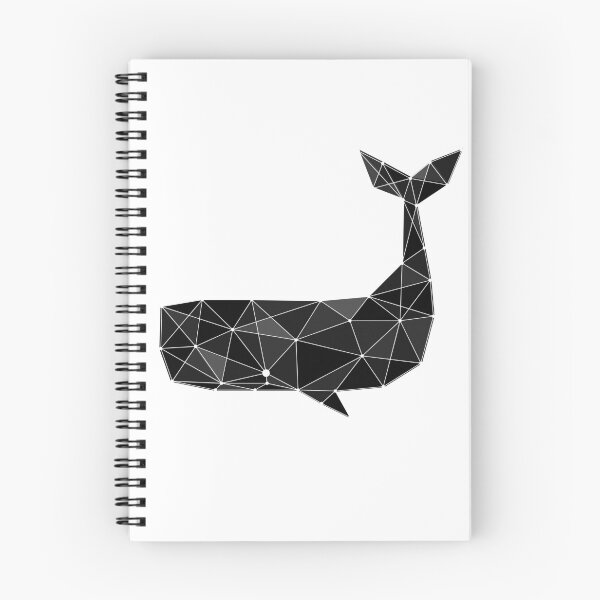 Item preview, Geometric Black Whale  designed and sold by sanashibata.