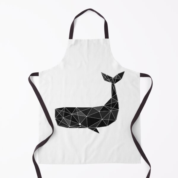 Item preview, Geometric Black Whale designed and sold by sanashibata.