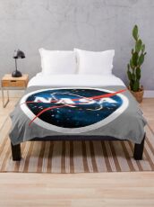 Manta Logotipo de Spacey Nasa