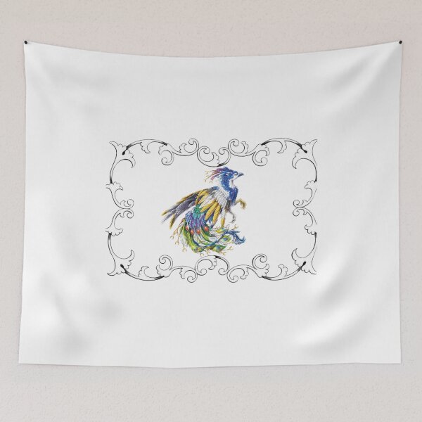 Item preview, design of a lovely cute colourful peacock in rectangular borderline designed and sold by VIVEK KUMAR RAI.