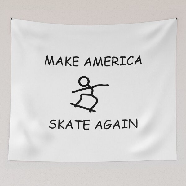 Item preview, MAKE AMERICA SKATE AGAIN designed and sold by DomGDesign.
