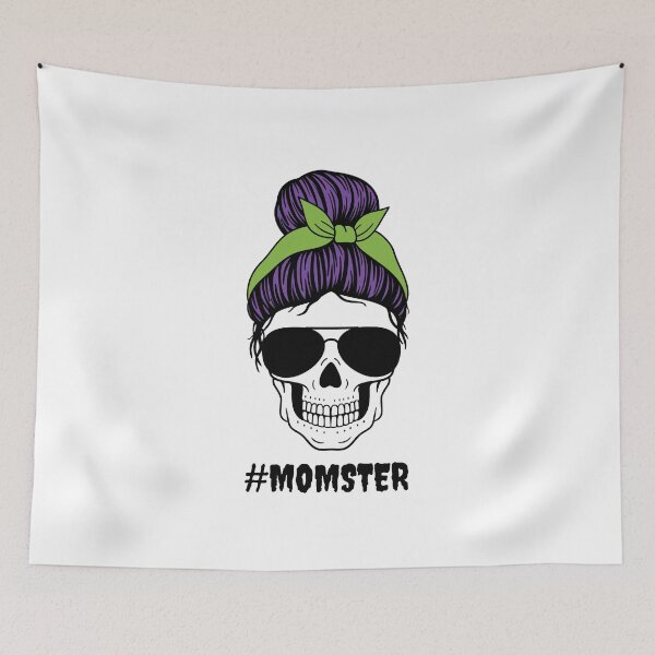 Item preview, Halloween Mom Skull, Momster, Mom Of Monsters, Halloween, Momlife Skull designed and sold by IrinaOstapenko.
