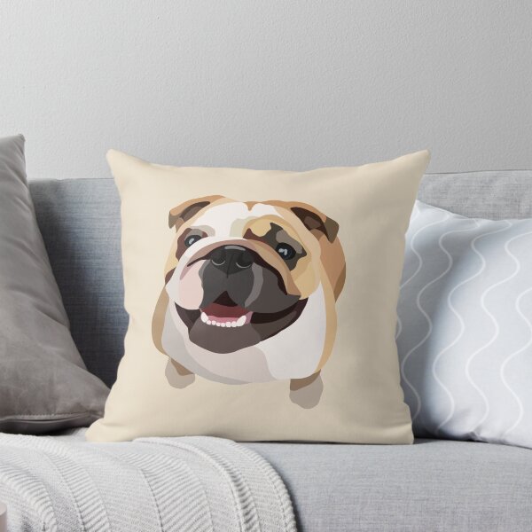Item preview, British Bully Dog Portrait Digital Illustration designed and sold by sherylwylie.
