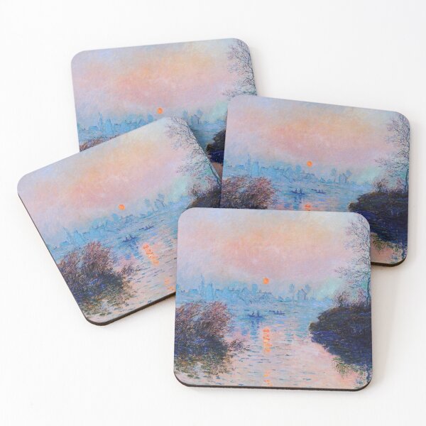 Item preview, Claude Monet "Sunset on the Seine,Nº,06. designed and sold by Vivanne-art.