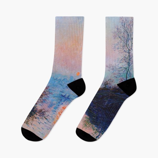 Item preview, Claude Monet "Sunset on the Seine,Nº,06. designed and sold by Vivanne-art.