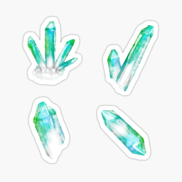 Pastel Crystal Stickers