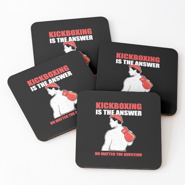 Item preview, Kickboxing Is The Answer No Matter The Question  designed and sold by iccouturier.