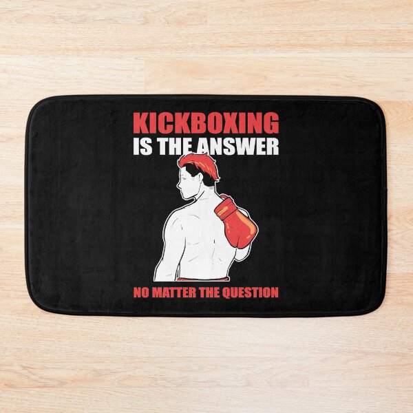 Item preview, Kickboxing Is The Answer No Matter The Question  designed and sold by iccouturier.