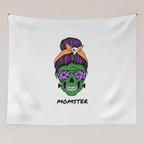 Item preview, Halloween Mom Skull, Momster, Mom Of Monsters, Halloween, Momlife Skull designed and sold by IrinaOstapenko.