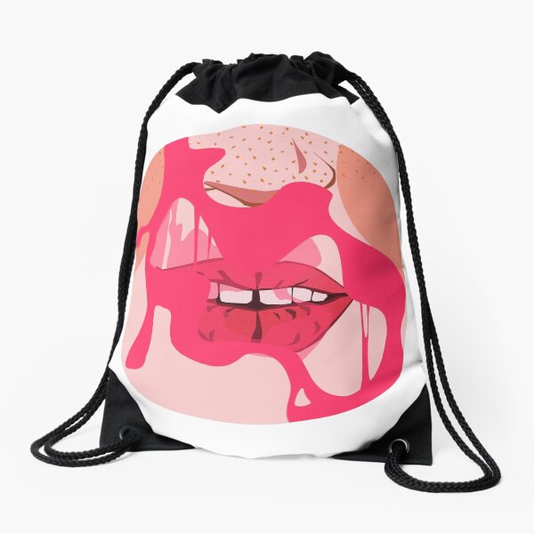 Bubblegum Pop Drawstring Bag
