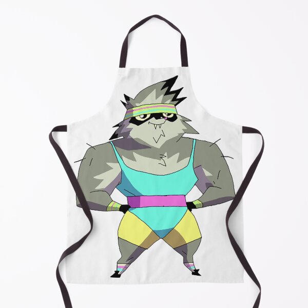 Item preview, Fitness Raccoon (Label) - Kipo And The Age Of Wonderbeasts designed and sold by CecilleBlackman.