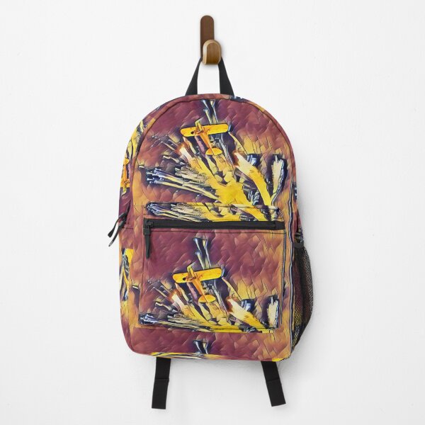 Item preview, Fireworks Plane In Retro Pop designed and sold by Fearless-Fox.