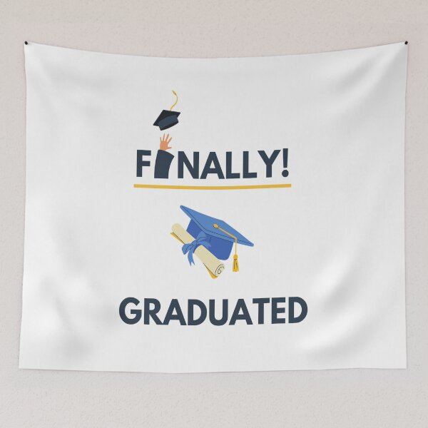 Item preview, Finally Graduated designed and sold by Tshirtpedia.