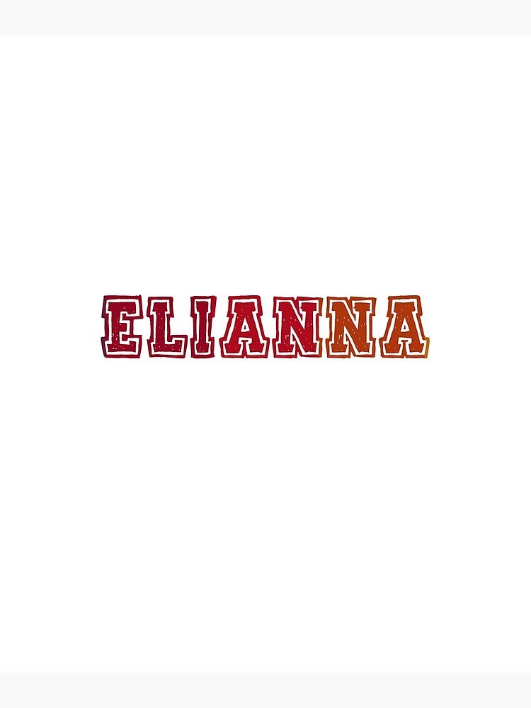 Elianna Poster For Sale By Ruviogevio Redbubble