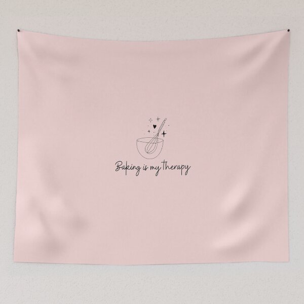 Item preview, Baking is my therapy designed and sold by Molly-Vo.
