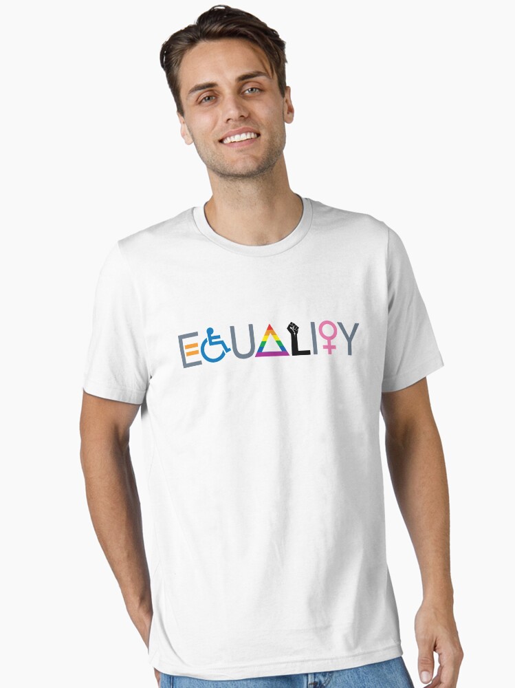Thumbnail 2 of 7, Essential T-Shirt, Equality designed and sold by BendeBear.