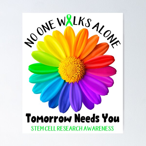 Item preview, Stem Cell Research Awareness No One Walks Alone Tomorrow Needs You designed and sold by fannieuxp59.
