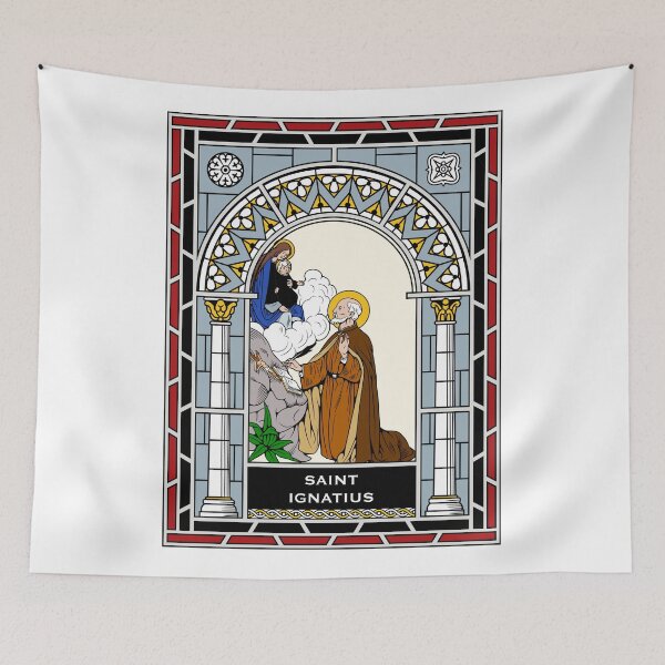 Item preview, ST IGNATIUS under STAINED GLASS designed and sold by CatholicSaints.
