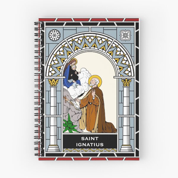 Item preview, ST IGNATIUS under STAINED GLASS designed and sold by CatholicSaints.