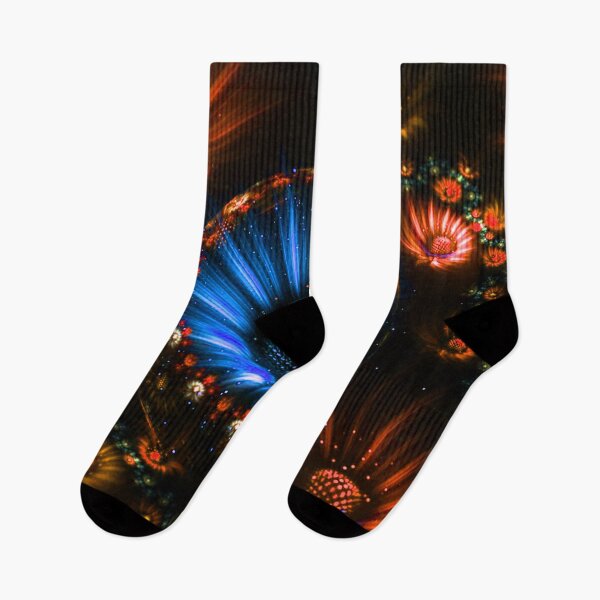 Artikelvorschau, Saphir & Orange blumige strahlende Lichter entworfen und verkauft von NexusArts.