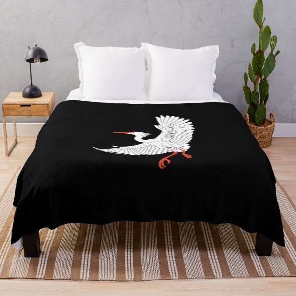 Item preview, Graceful Crane flying designed and sold by asfiyasiroi.
