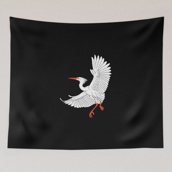 Item preview, Graceful Crane flying  designed and sold by asfiyasiroi.