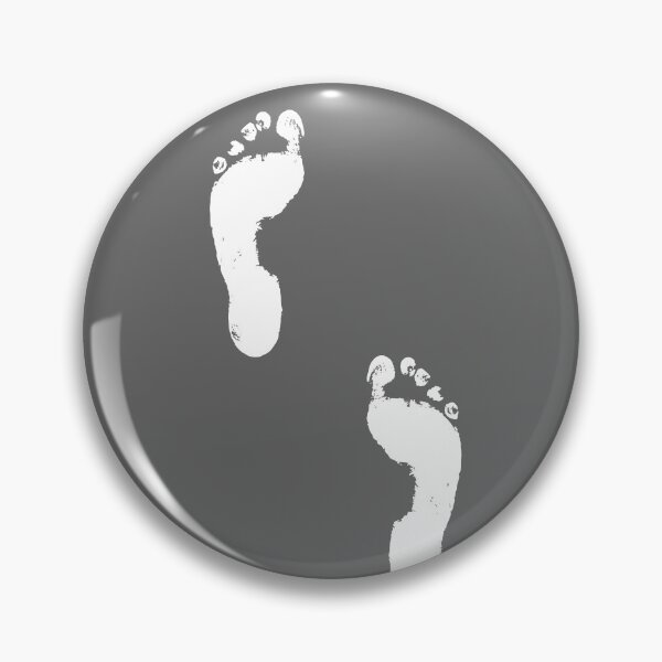Item preview, Two white bare feet walking designed and sold by Flamin' Galah.