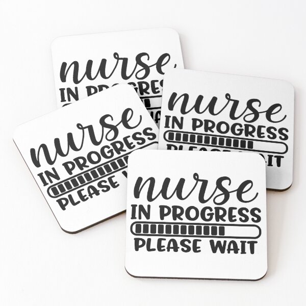 Item preview, Nurse in progress - funny/inspirational nurse gift (black) designed and sold by PickaSticka.