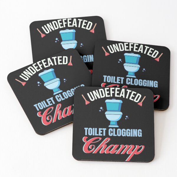 Item preview, Undefeated Toilet Clogging Champ designed and sold by syarifahrasul.